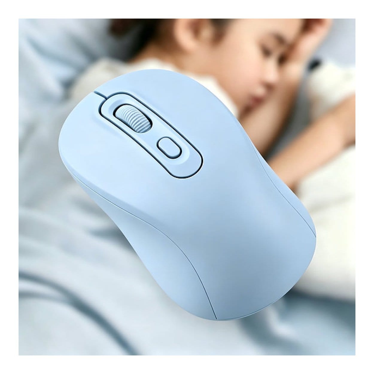 Tuff-Luv USB-C Rechargeable Bluetooth Mouse Powder Blue MF4546 - Image 4