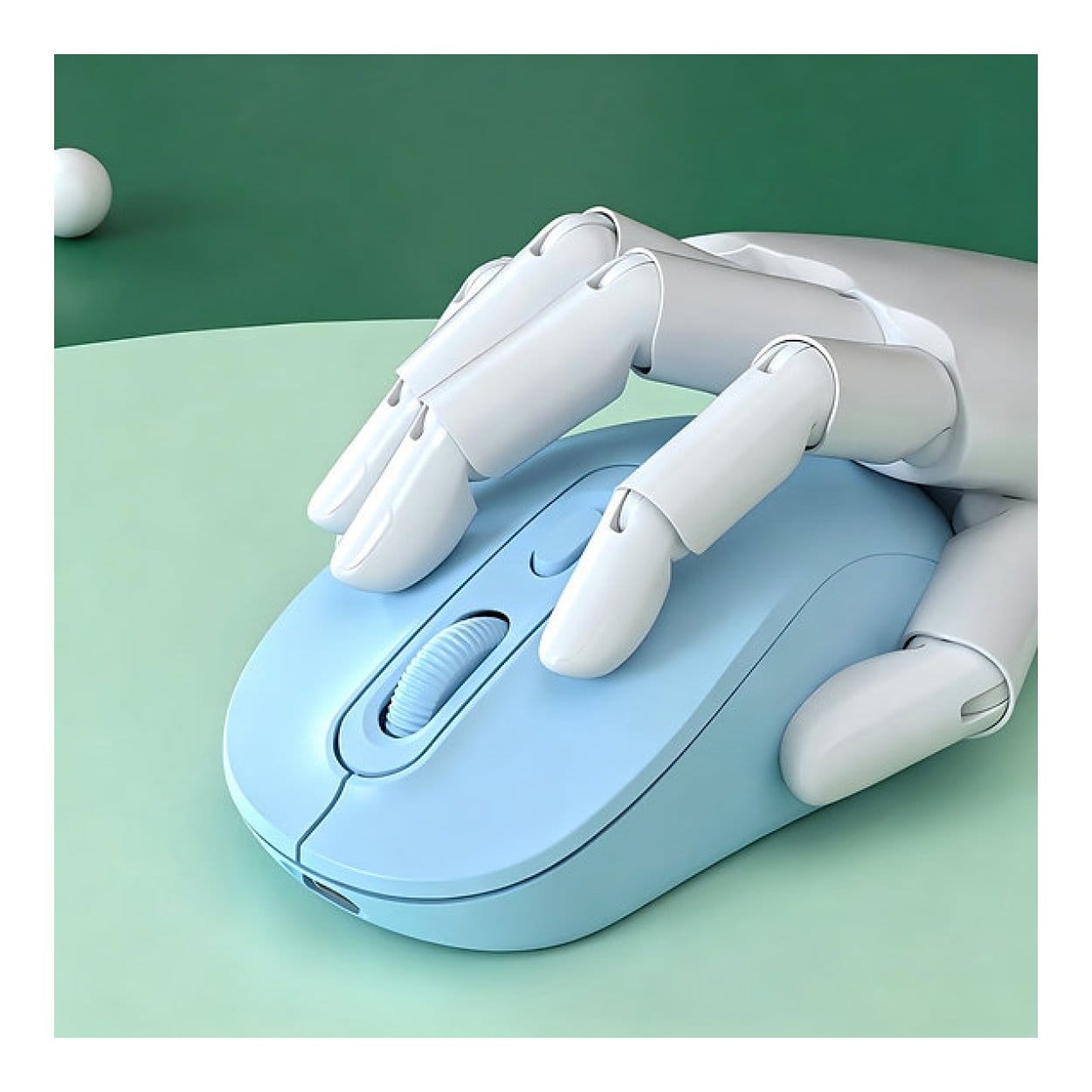 Tuff-Luv USB-C Rechargeable Bluetooth Mouse Powder Blue MF4546 - Image 5