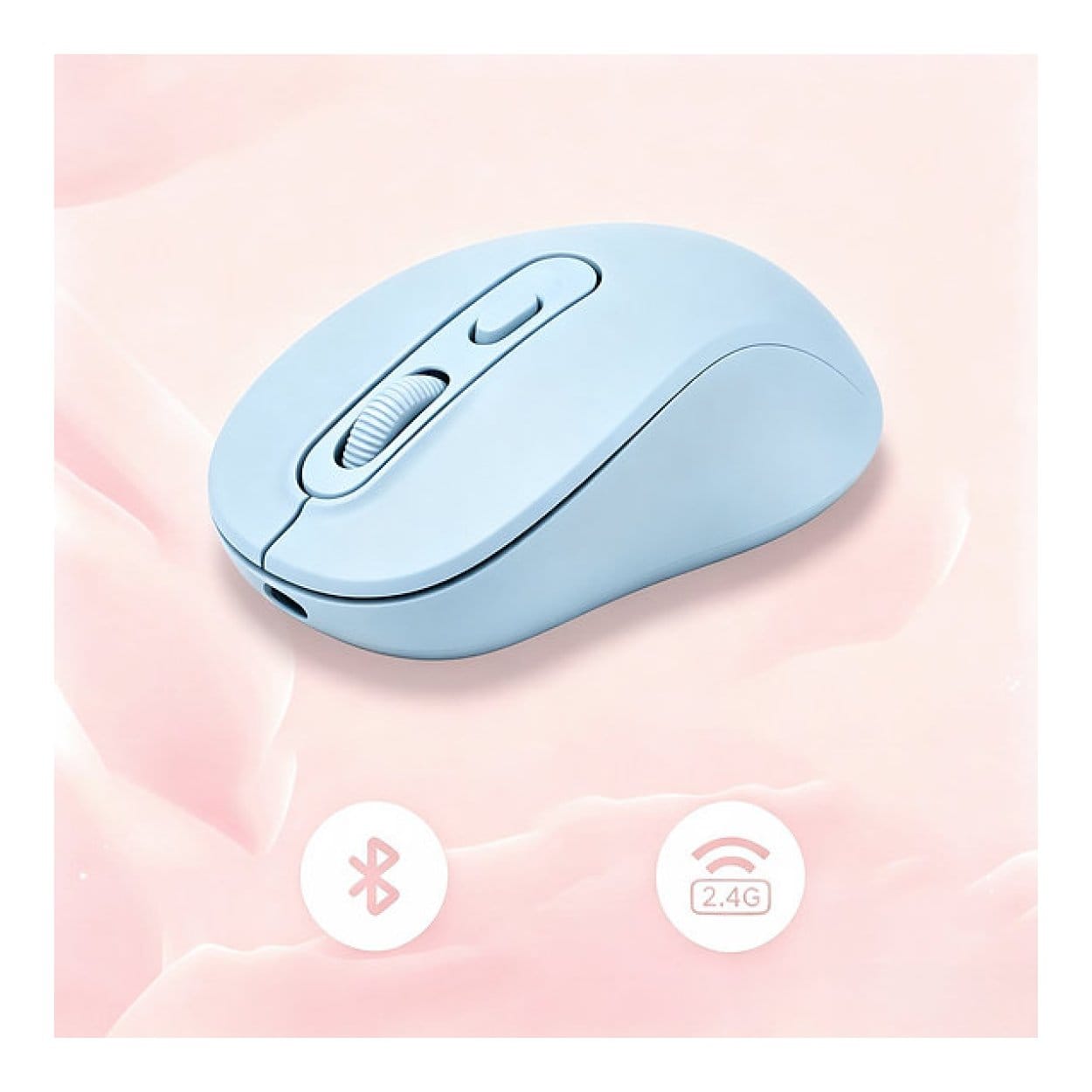 Tuff-Luv USB-C Rechargeable Bluetooth Mouse Powder Blue MF4546 - Image 3