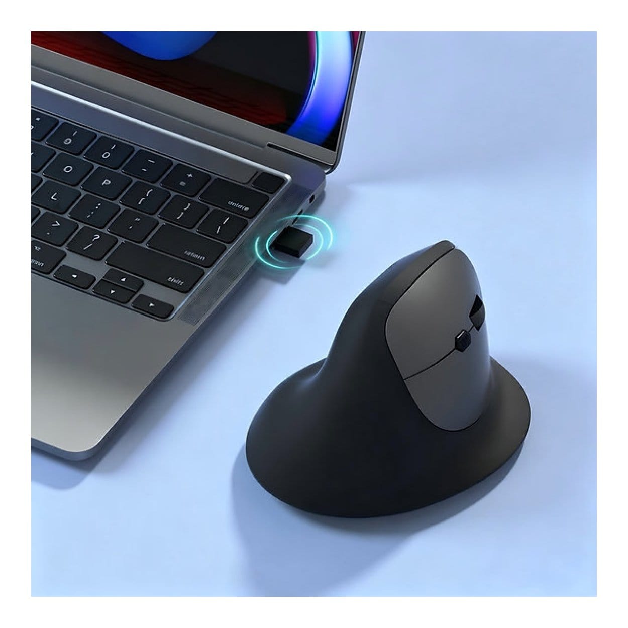 Tuff-Luv Ergonomic Premium Rechargeable Bluetooth Mouse Black MF4547 - Image 3