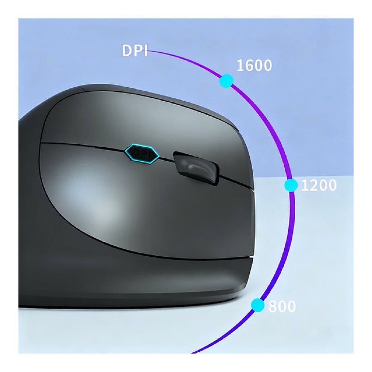 Tuff-Luv Ergonomic Premium Rechargeable Bluetooth Mouse Black MF4547 - Image 2