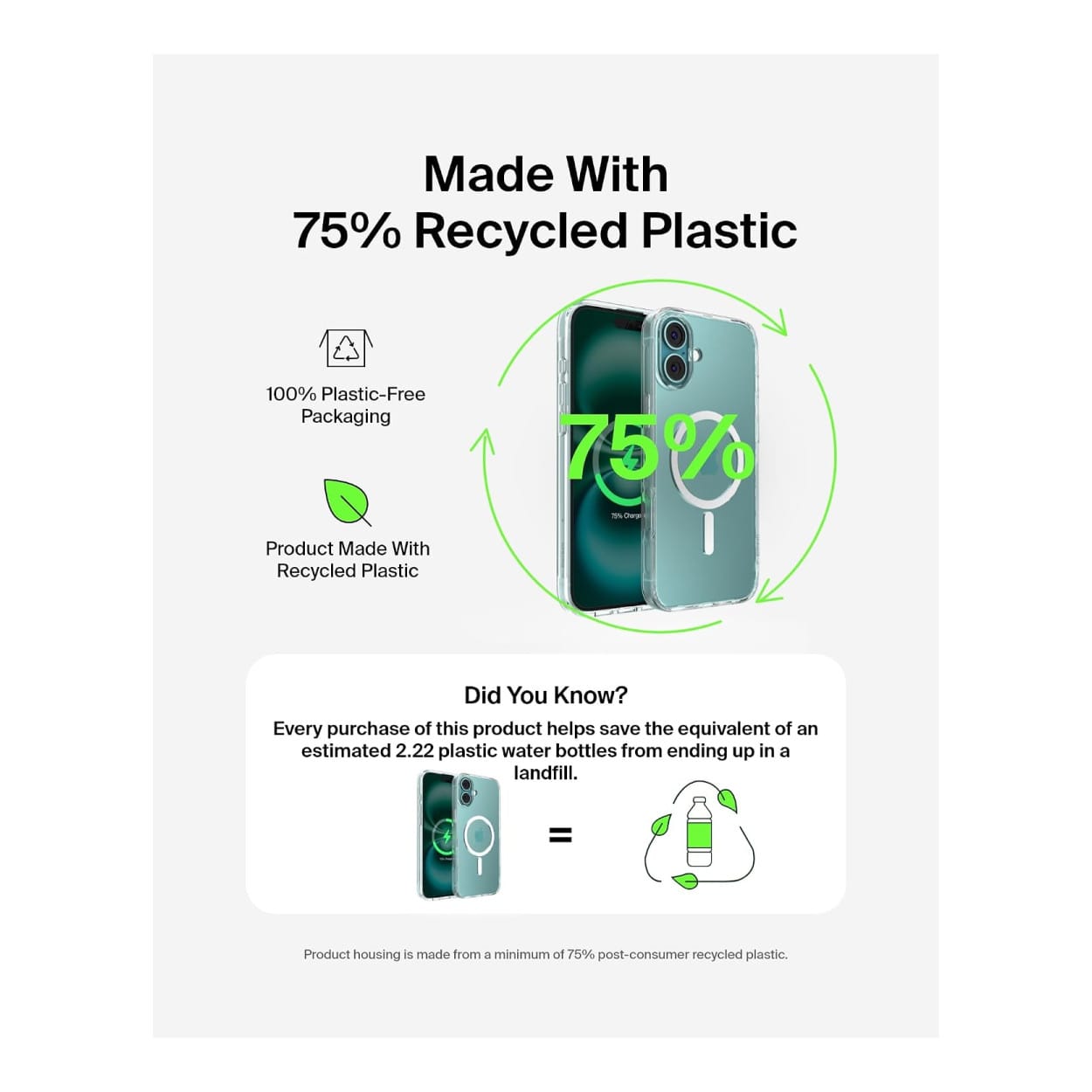 Belkin SheerForce Protective Phone Case for iPhone 16 Plus - Clear MSA026HQCL - Image 12