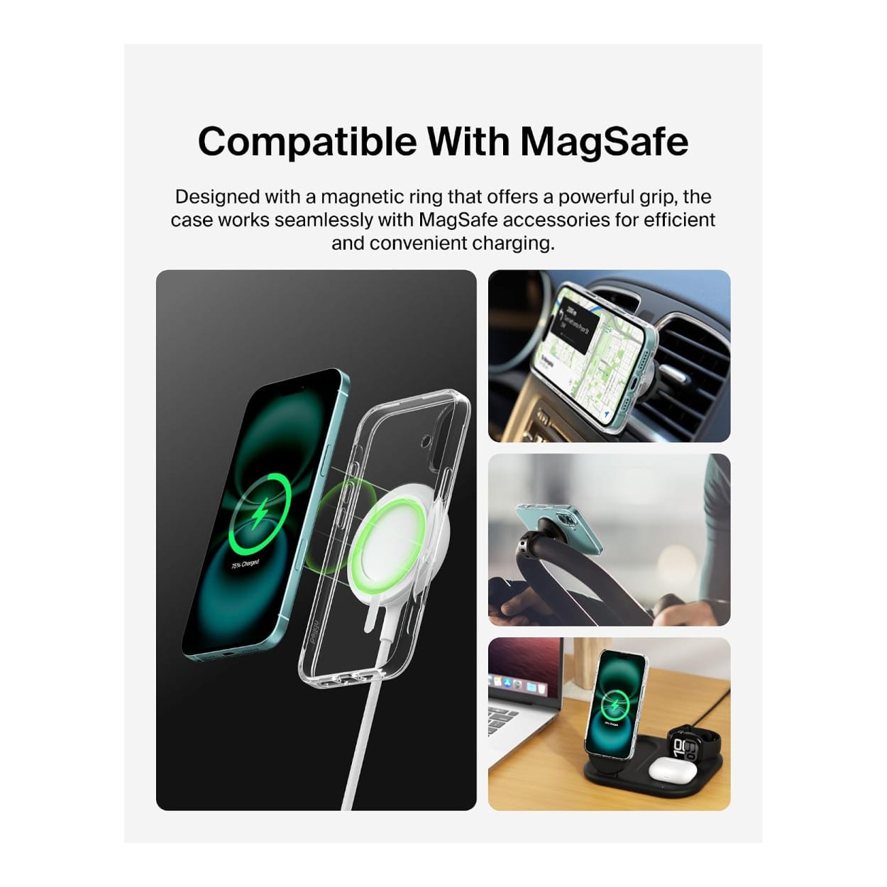 Belkin SheerForce Protective Phone Case for iPhone 16 Plus - Clear MSA026HQCL - Image 7
