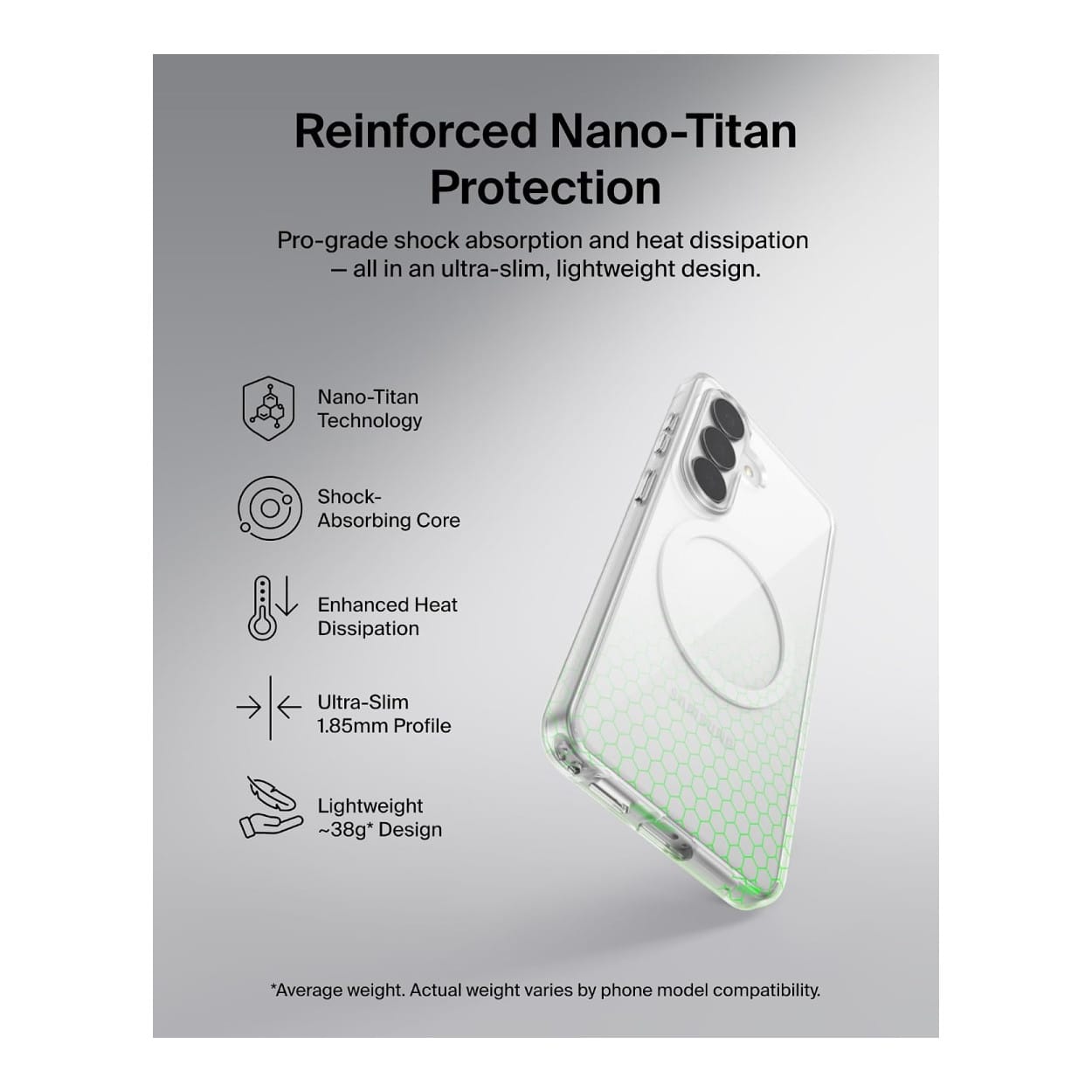 Belkin SheerForce Clear Series Magnetic Protective Phone Case for Samsung S26 - Clear MSB012HQCL - Image 9