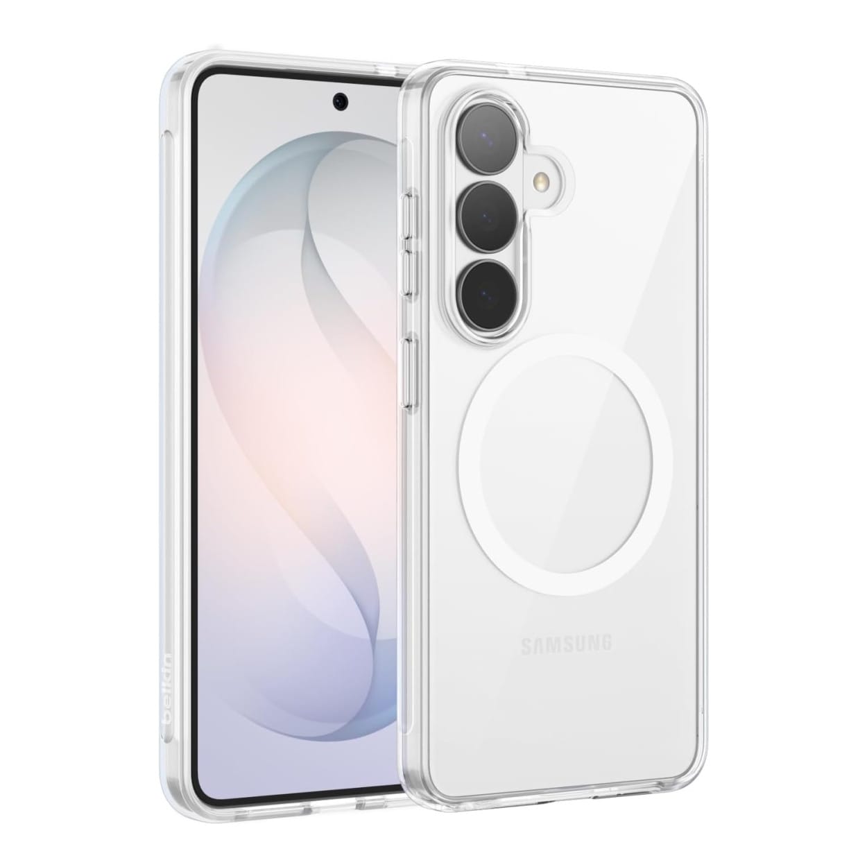 Belkin SheerForce Clear Series Magnetic Protective Phone Case for Samsung S26 - Clear MSB012HQCL - Image 3