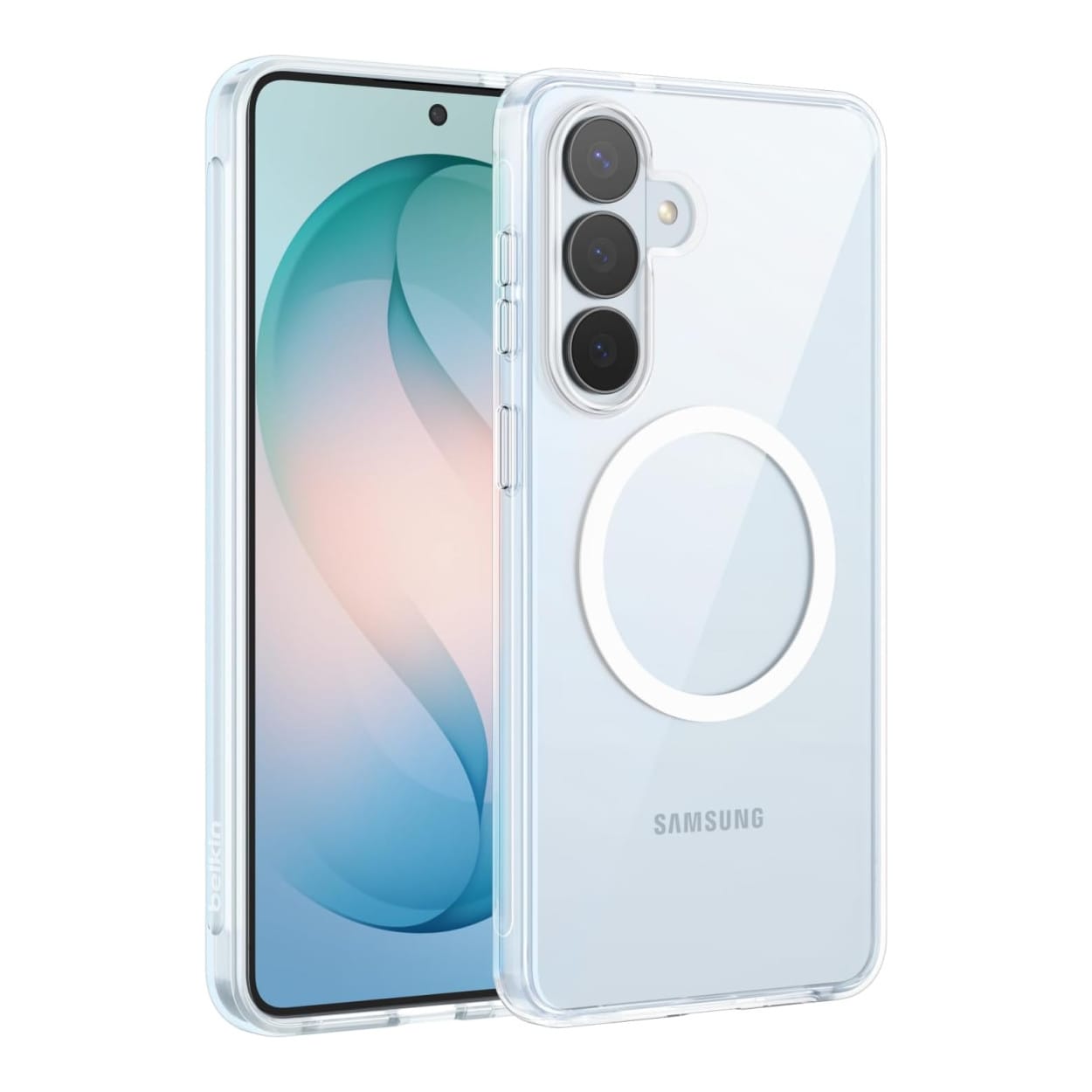 Belkin SheerForce Clear Series Magnetic Protective Phone Case for Samsung S26+ - Clear MSB013HQCL - Image 3