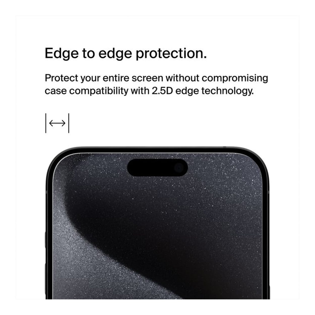 Belkin TemperedGlass Privacy Treated Screen Protector for iPhone 15 Pro Max OVA150ZZ - Image 8