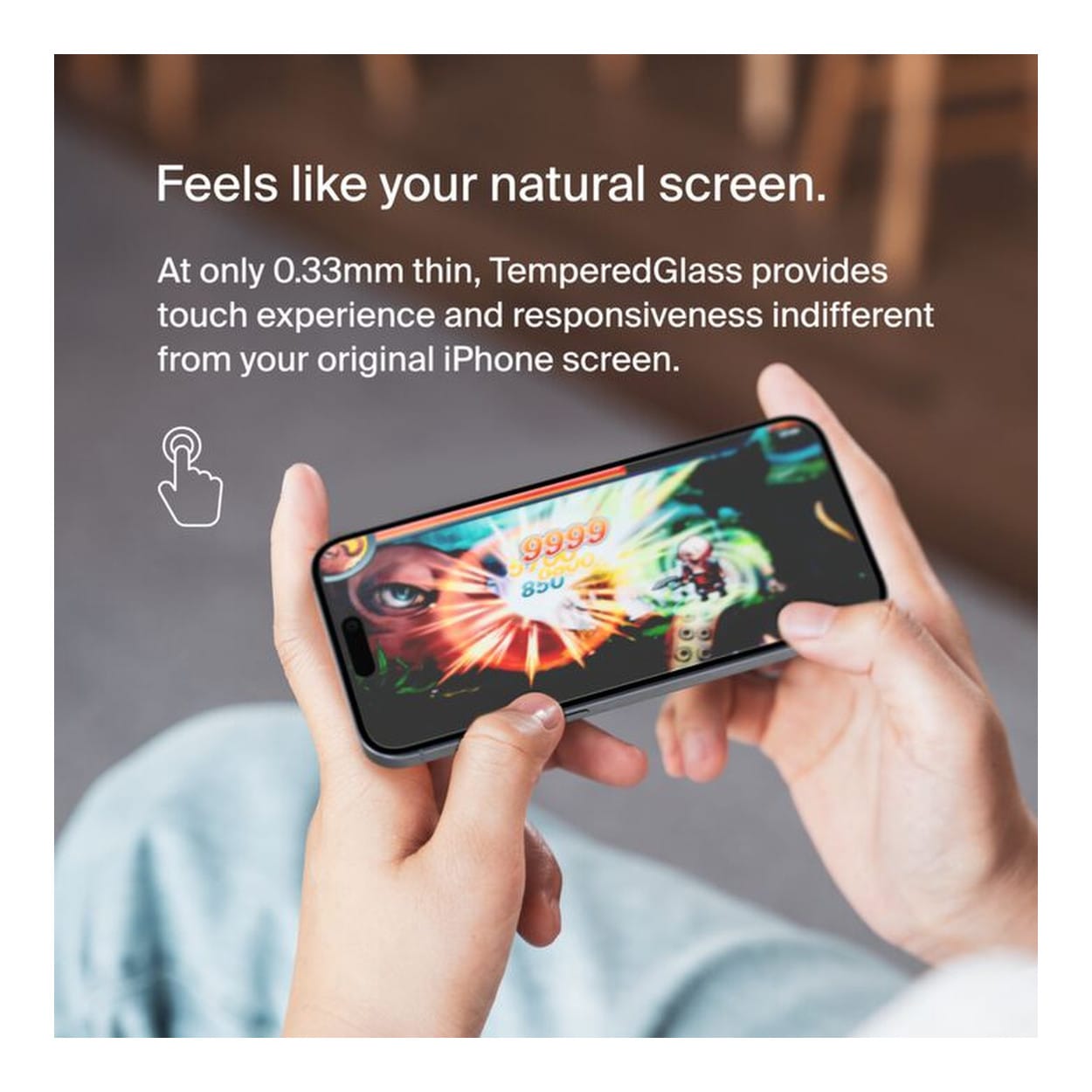 Belkin TemperedGlass Privacy Treated Screen Protector for iPhone 15 Pro Max OVA150ZZ - Image 7