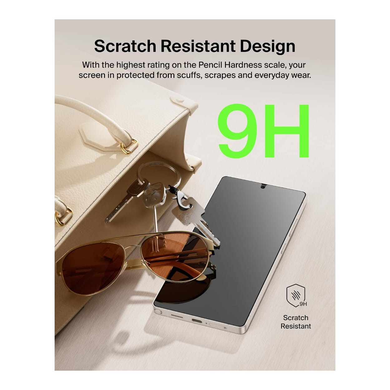 Belkin ScreenForce Titan SmartShield Privacy Screen Protector for Samsung Galaxy S26 Ultra OVB077HQ - Image 9