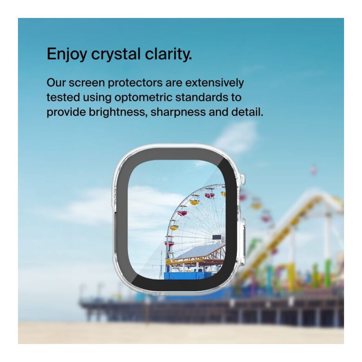 Belkin ScreenForce TemperedCurve 2-in-1 Screen Protector + Bumper for Apple Watch Ultra / Ultra 2 OWA001ZZCL - Image 8