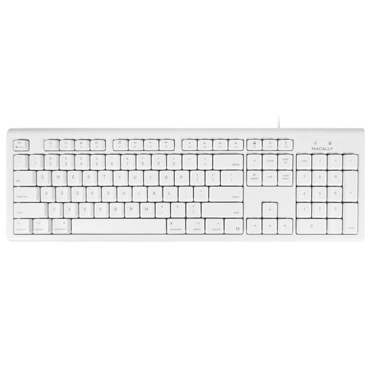 Macally QKEYCOMBO Keyboard and Mouse Combo - White - Image 7