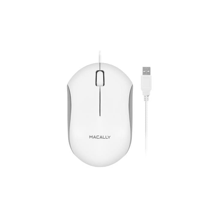 Macally QKEYCOMBO Keyboard and Mouse Combo - White - Image 8