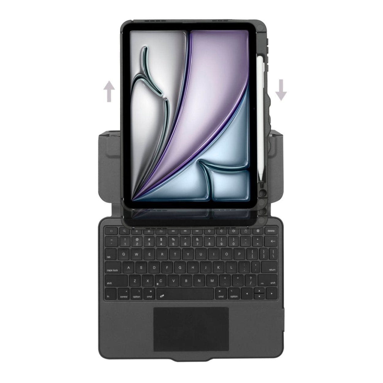 Targus VersaVu 11-inch 360 Rotation Bluetooth Keyboard Tablet Case for iPad Black THZ967US - Image 2