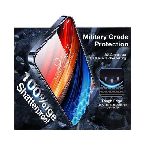 Tuff-Luv 2.5D Tempered Glass Full Screen Protection for Apple iPhone 14 Plus - Clear TLIP14PLUSTG - Image 3