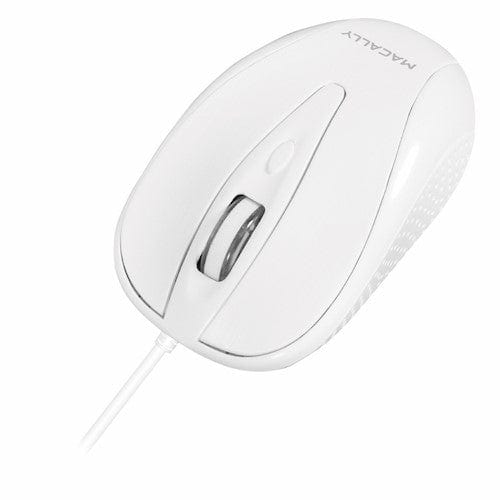 Macally Ambidextrous USB Type-C Optical 1000 DPI Mouse - White UCTURBO - Image 3