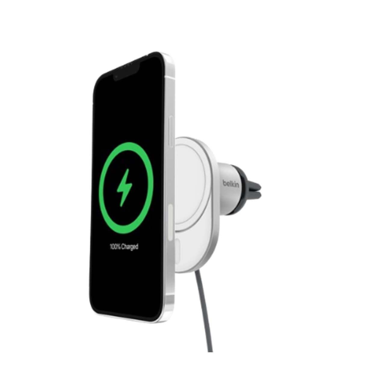 Belkin BoostCharge Pro 15W Magnetic Wireless Car Charger with Qi2 WIC008BTGR-V2 - Image 2