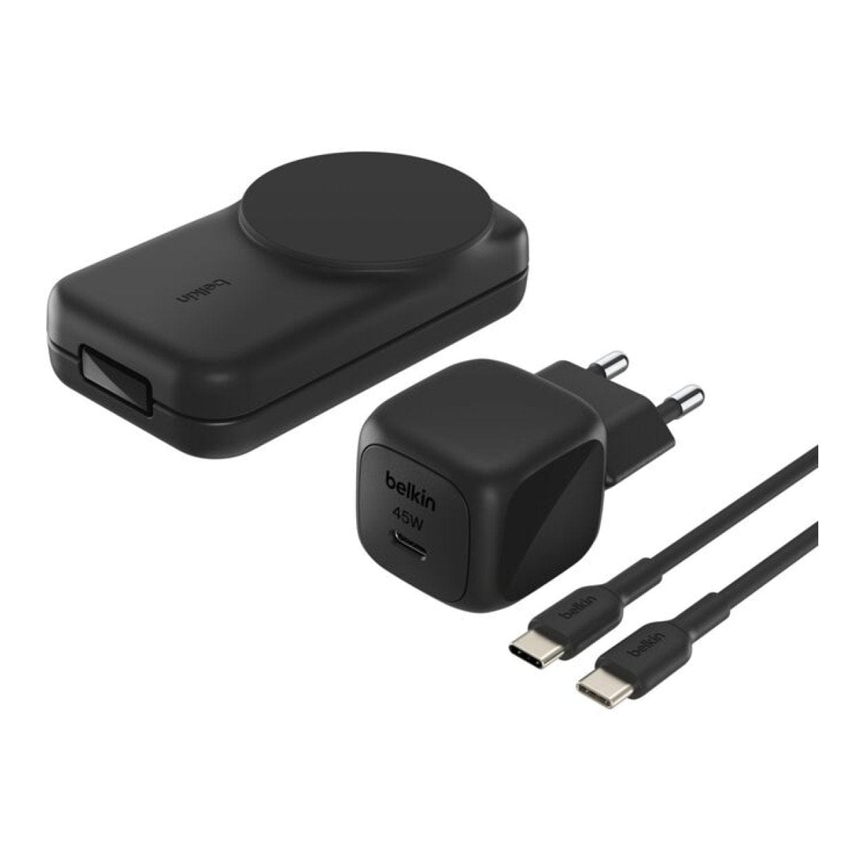 Belkin UltraCharge 25W 3-in-1 Qi2 Square Magnetic Charger Black WIZ036KQBK - Image 8