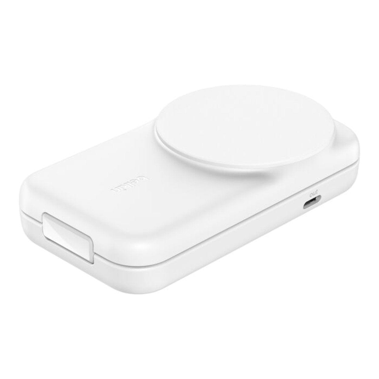 Belkin UltraCharge 25W 2-in-1 Qi2 Square Magnetic Charger White WIZ038KQWH - Image 4
