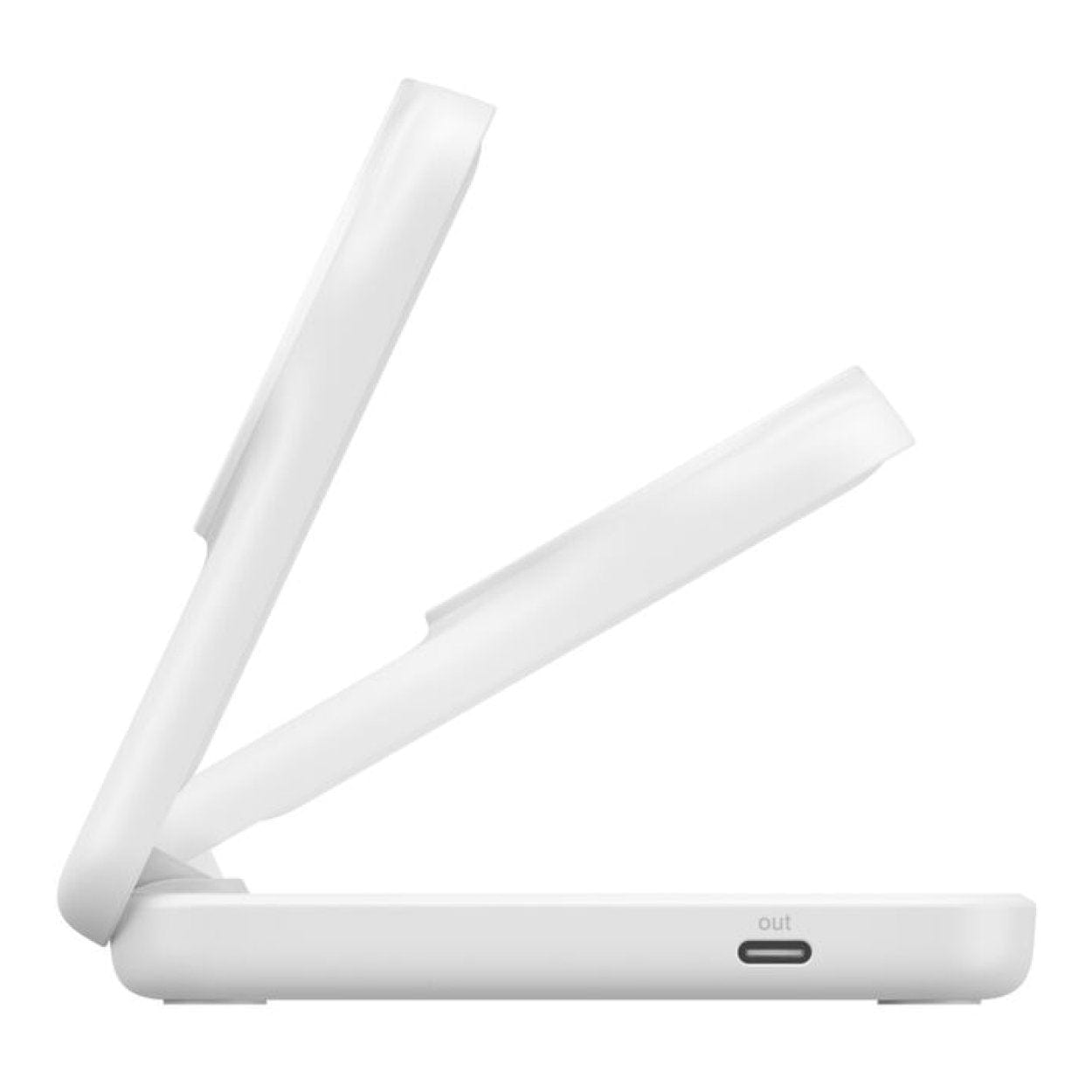 Belkin UltraCharge 25W 2-in-1 Qi2 Square Magnetic Charger White WIZ038KQWH - Image 3